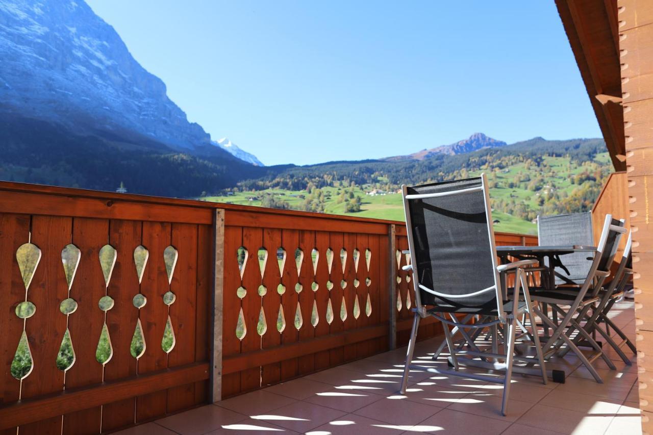 Ferienwohnung Excellent Flat With A Fantastic View Of The Eiger! Grindelwald Exterior foto