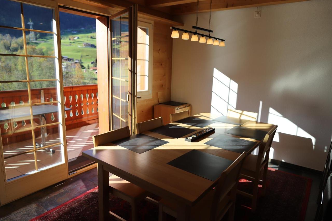 Ferienwohnung Excellent Flat With A Fantastic View Of The Eiger! Grindelwald Exterior foto