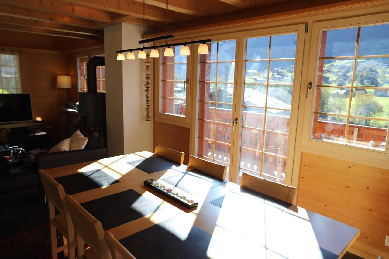 Ferienwohnung Excellent Flat With A Fantastic View Of The Eiger! Grindelwald Exterior foto